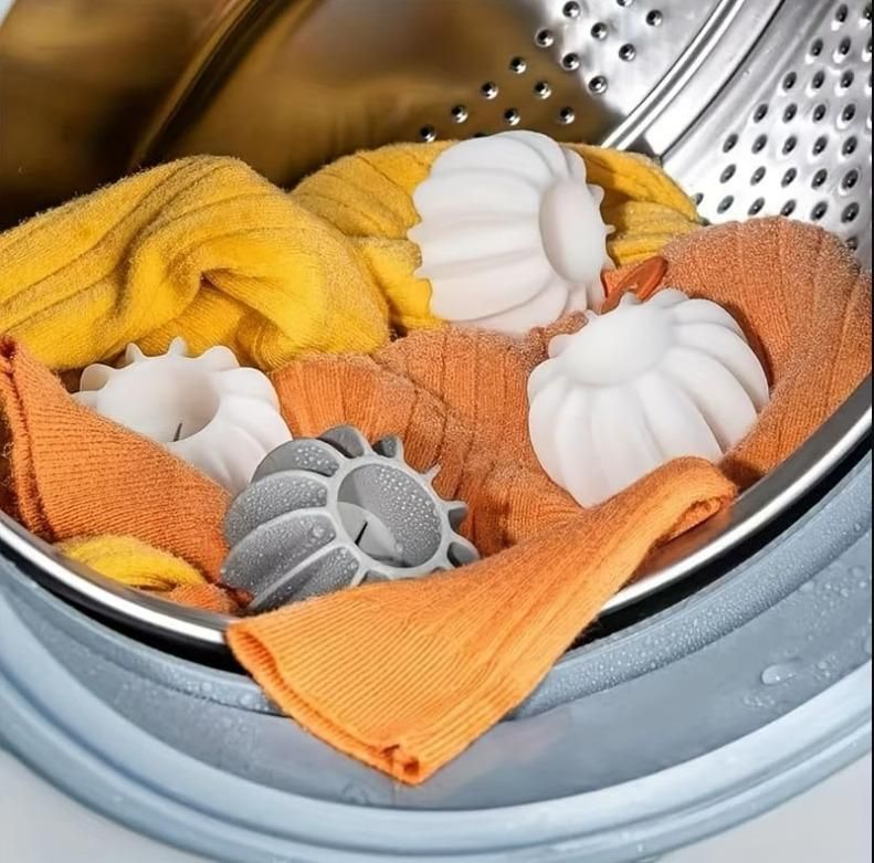 5 Pcs Washing Machine Laundry Balls - Reusable Detergent-Free Washer Balls, Eco-Friendly